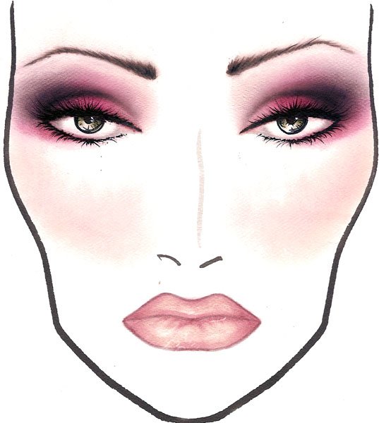 Bridal Face Chart