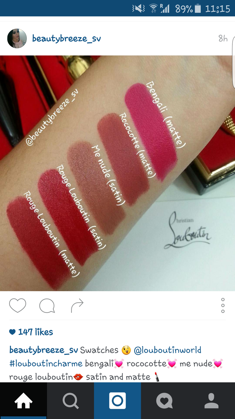 Christian Louboutin Lipstick Swatches