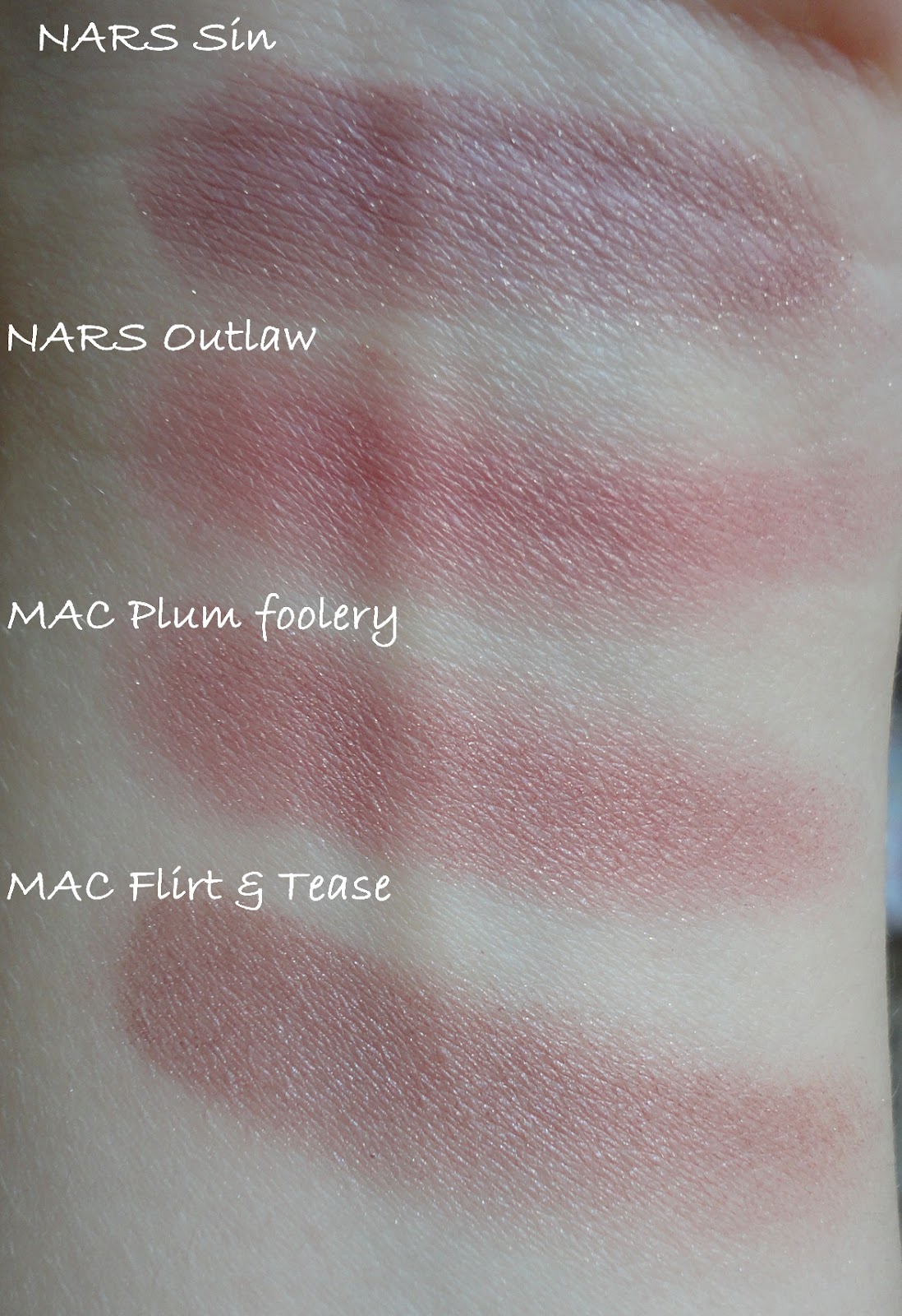 NARS Sin Blush Review, Swatches and Product Photos